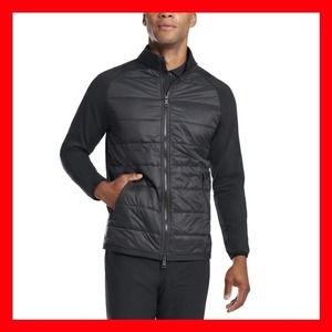 $255 G/FORE The Shelby Jacket Black/Onyx G4mf20o02 Men's Size Medium